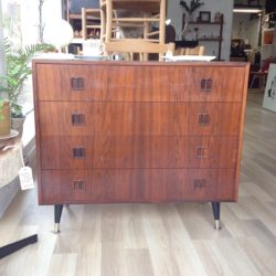 Danish rosewood drawers - lowboy unit by Hjernbo System