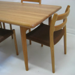 Moller dining table and chairs